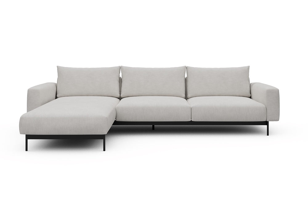Arthon Modular Sofa - D2M - 305 x 185 cm - Chaise + 2 Seater - 574 Vivus Dusty Off White
