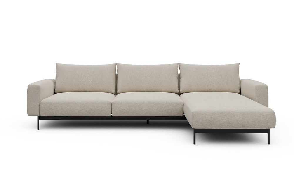 Arthon Modular Sofa - D2 - 305 x 185 cm - 2 Seater + Chaise - 584 Argus Natural