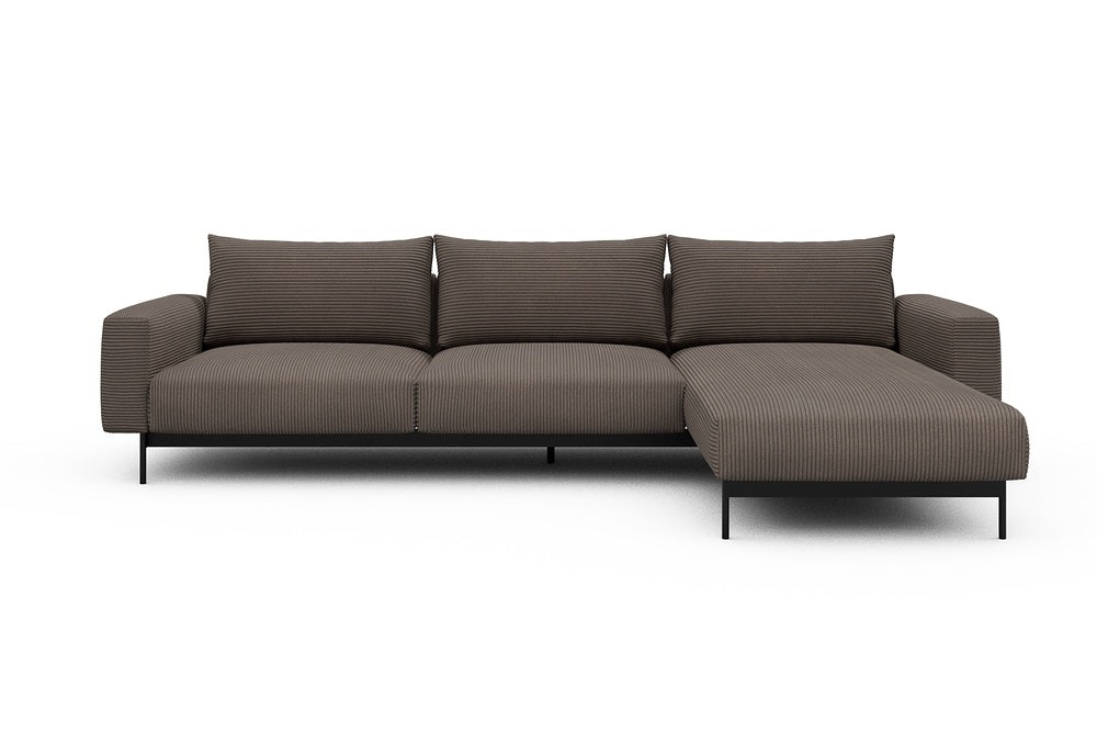 Arthon Modular Sofa - D2 - 305 x 185 cm - 2 Seater + Chaise - 596 Corduroy Mocha