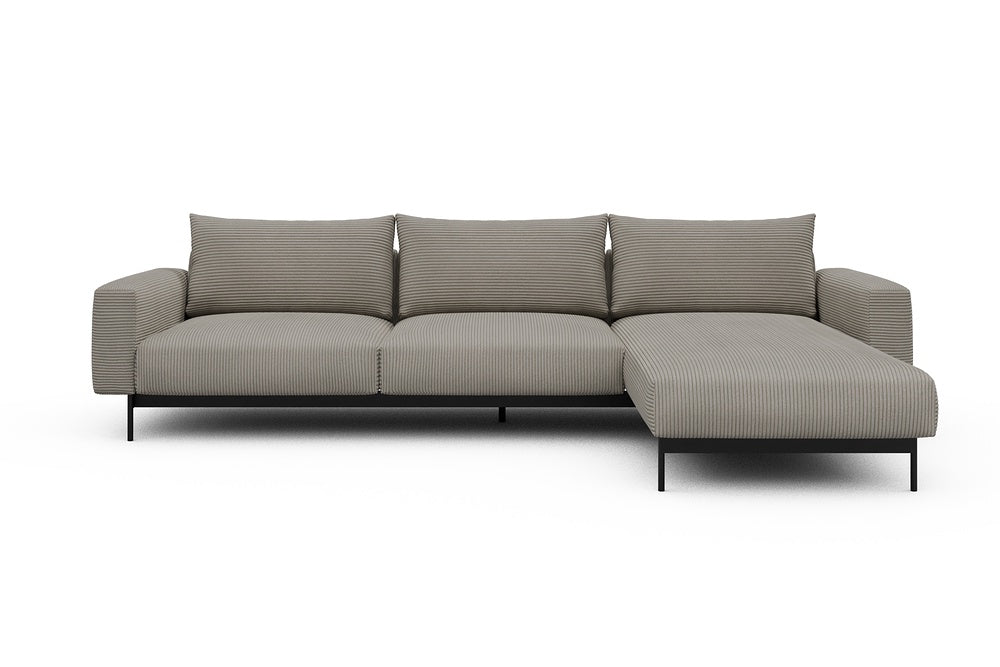 Arthon Modular Sofa - D2 - 305 x 185 cm - 2 Seater + Chaise - 603 Corduroy Beige