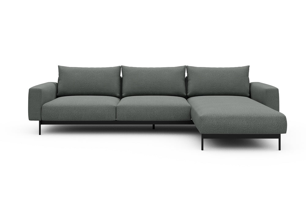 Arthon Modular Sofa - D2 - 305 x 185 cm - 2 Seater + Chaise - 853 Mahoga Dove Grey