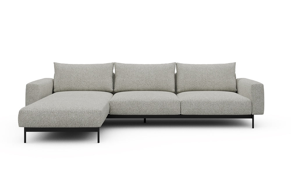 Arthon Modular Sofa - D2M - 305 x 185 cm - Chaise + 2 Seater - 867 Vanora Warm Sand
