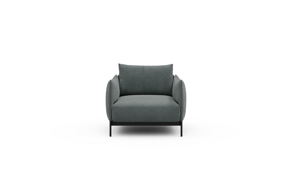 Kayto Modular Sofa - A1 - 100 x 100 cm - 1 Seater - 812 Smooth Smooth Silver Grey