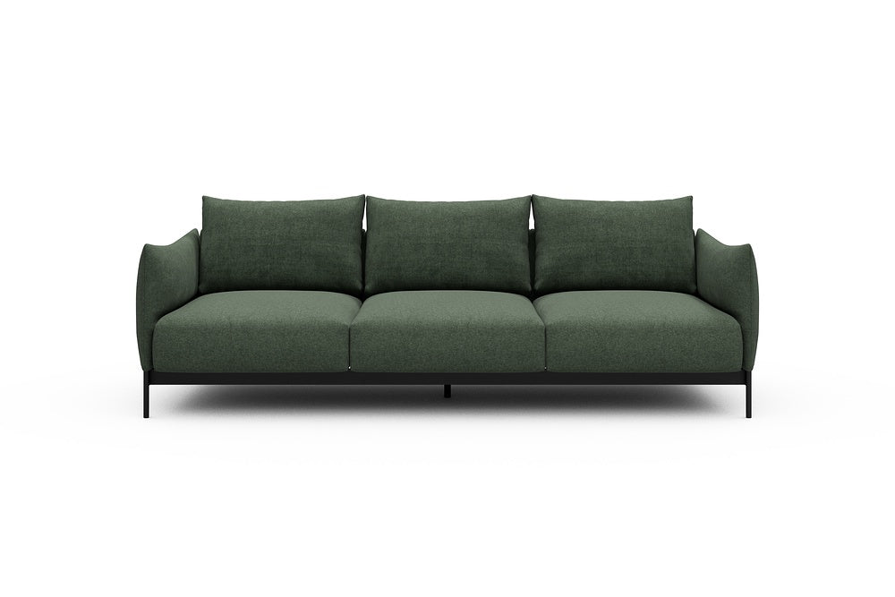 Kayto Modular Sofa - A3 - 250 x 100 cm - 3 Seater - 498 Casone Forest Green