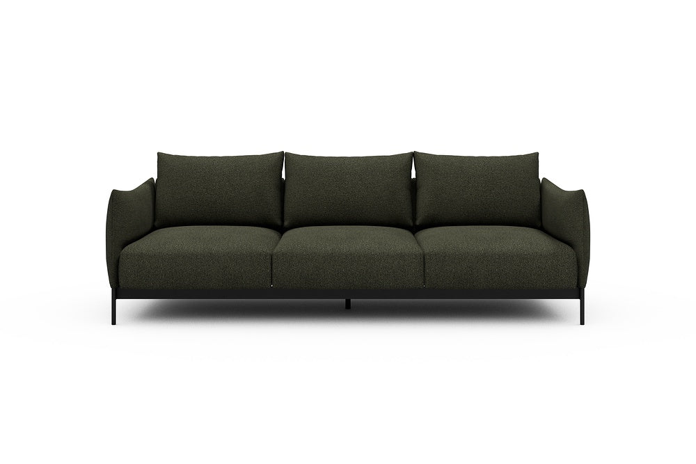 Kayto Modular Sofa - A3 - 250 x 100 cm - 3 Seater - 535 Bouclé Forest Green