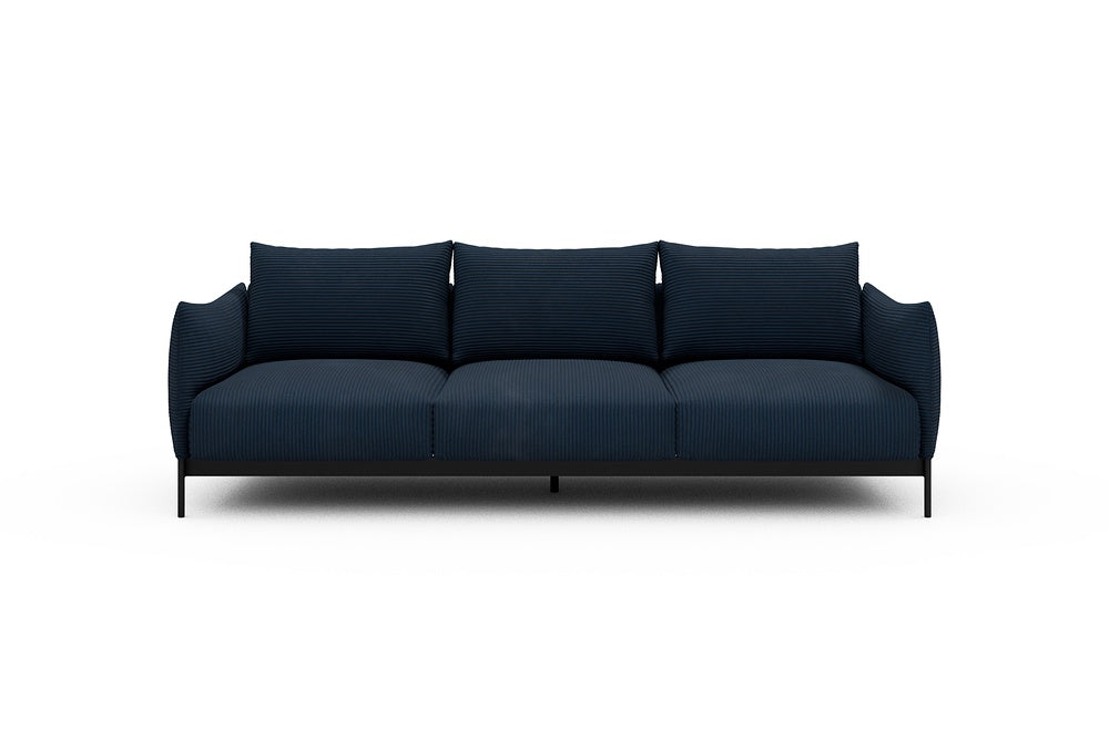 Kayto Modular Sofa - A3 - 250 x 100 cm - 3 Seater - 591 Corduroy Midnight-Blue