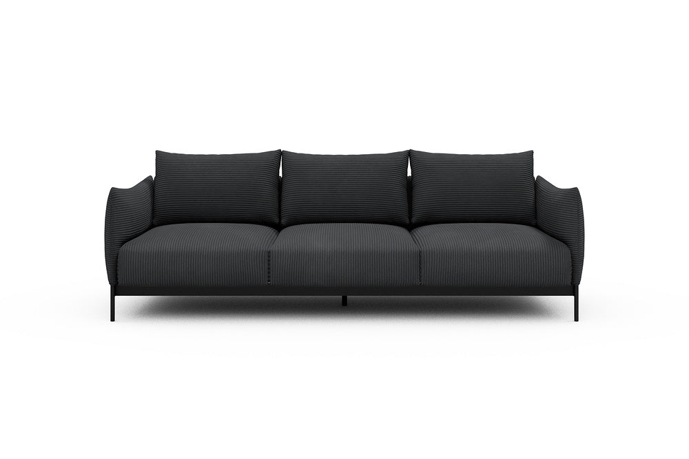 Kayto Modular Sofa - A3 - 250 x 100 cm - 3 Seater - 593 Corduroy Graphite
