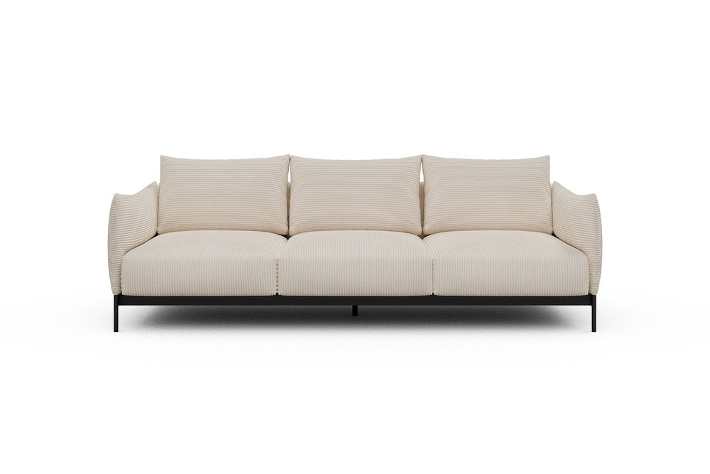 Kayto Modular Sofa - A3 - 250 x 100 cm - 3 Seater - 594 Corduroy Ivory