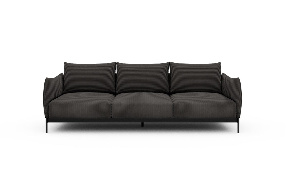 Kayto Modular Sofa - A3 - 250 x 100 cm - 3 Seater - 597 Corduroy Charcoal