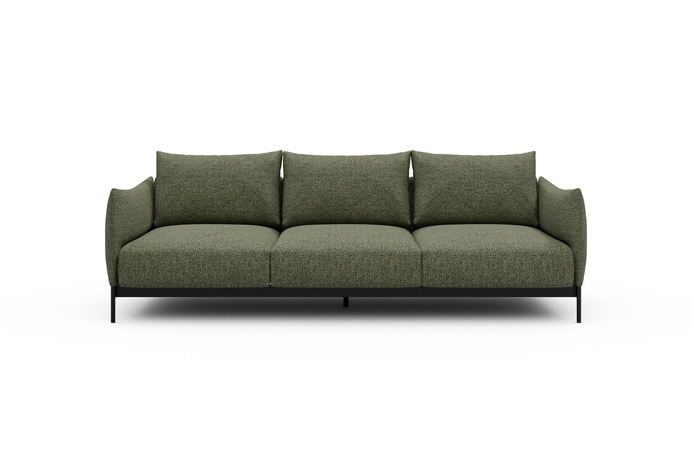 Kayto Modular Sofa - A3 - 250 x 100 cm - 3 Seater - 775 Carreno Vivid Green
