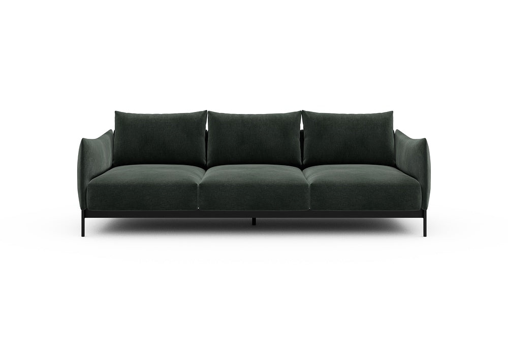 Kayto Modular Sofa - A3 - 250 x 100 cm - 3 Seater - 814 Smooth Laural Green