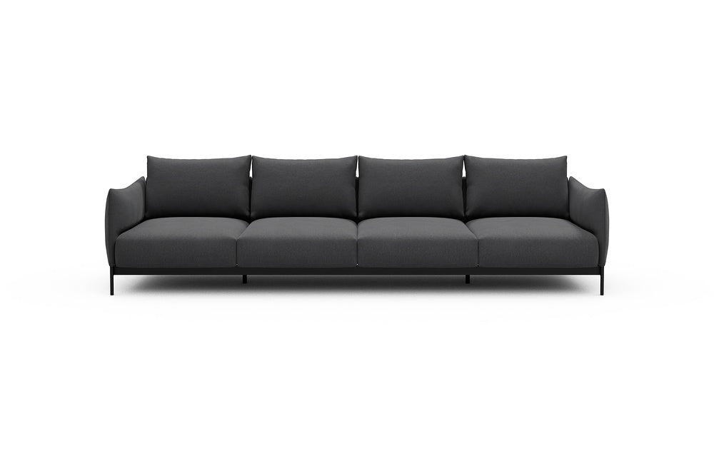 Kayto Modular Sofa - A4 - 325 x 100 cm - 4 Seater - 441 Satya Warm Zinc