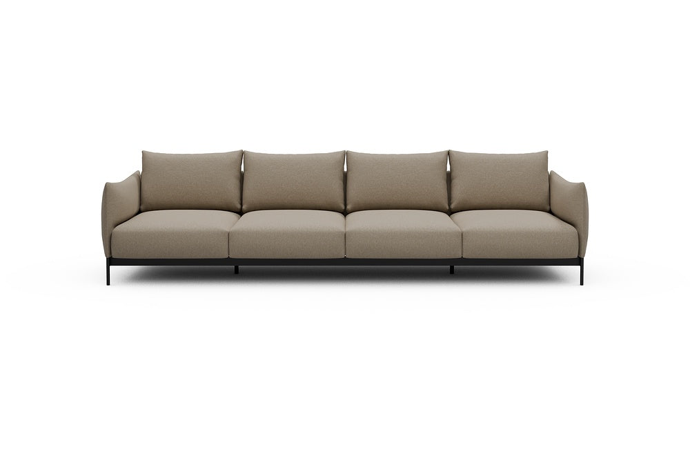 Kayto Modular Sofa - A4 - 325 x 100 cm - 4 Seater - 445 Satya Natural Biege