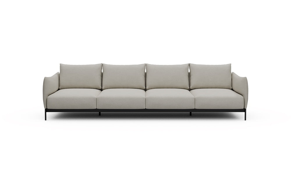 Kayto Modular Sofa - A4 - 325 x 100 cm - 4 Seater - 487 Denari Clean Beige