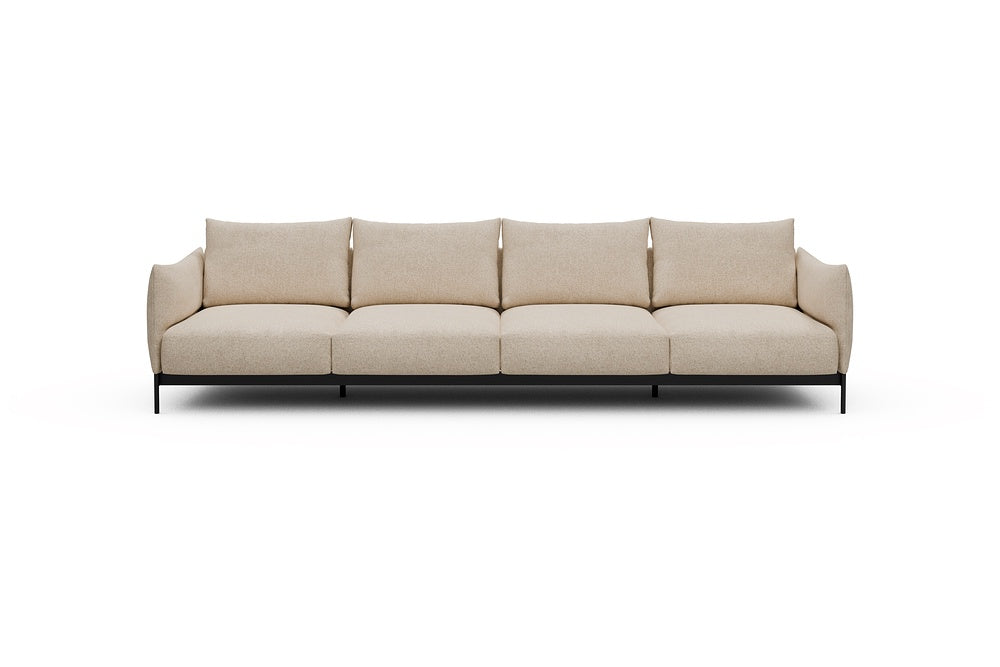 Kayto Modular Sofa - A4 - 325 x 100 cm - 4 Seater - 496 Casone Natural Beigie
