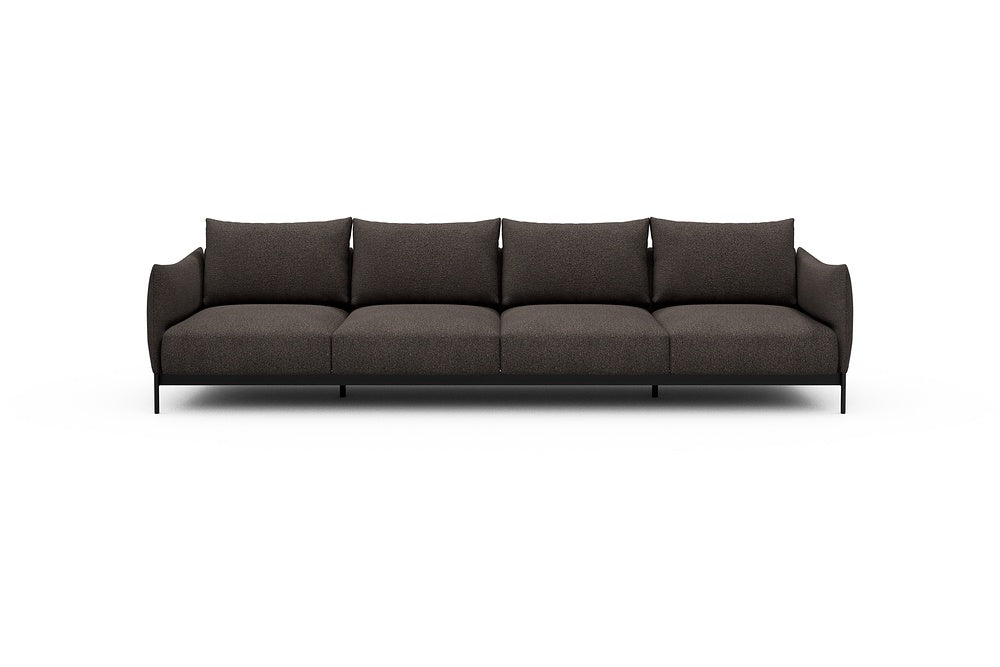 Kayto Modular Sofa - A4 - 325 x 100 cm - 4 Seater - 530 Bouclé Taupe