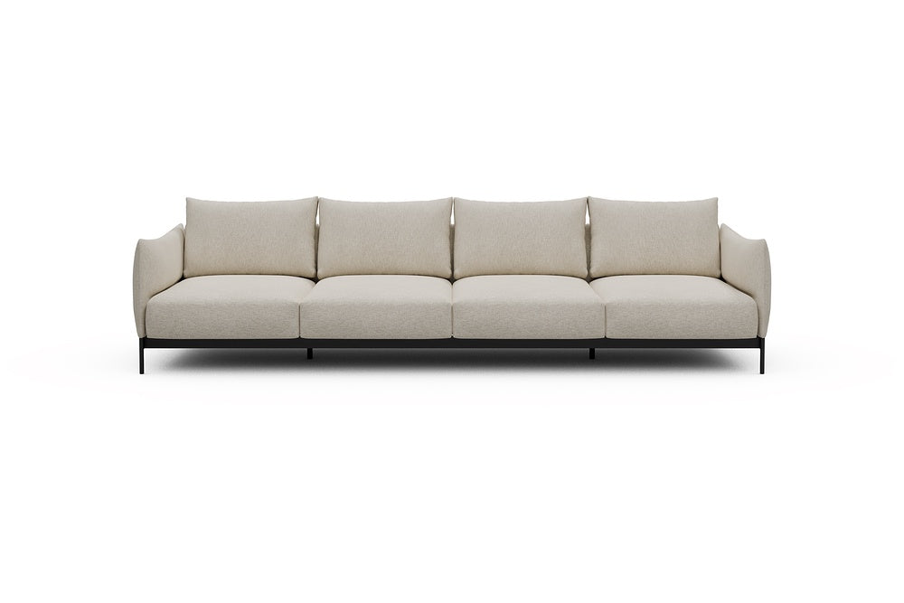 Kayto Modular Sofa - A4 - 325 x 100 cm - 4 Seater - 584 Argus Natural