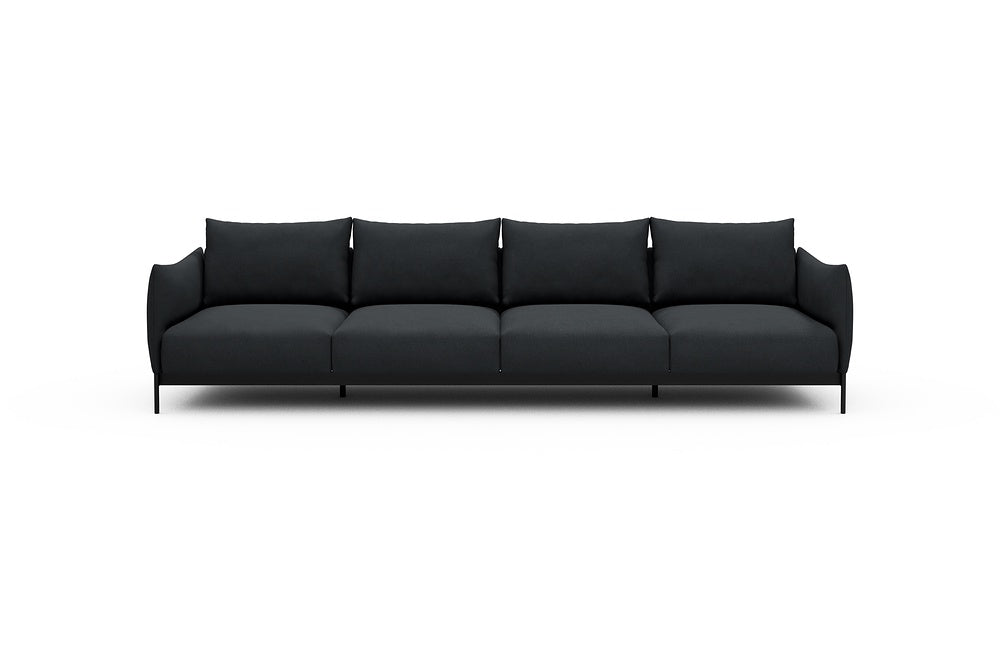 Kayto Modular Sofa - A4 - 325 x 100 cm - 4 Seater - 766 Cura Anthracite