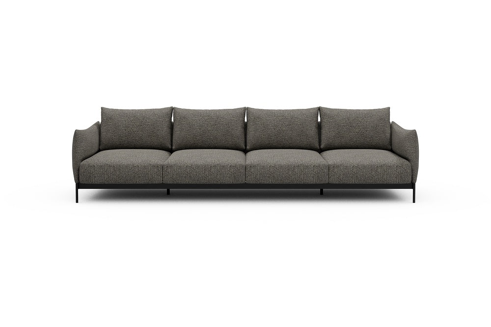 Kayto Modular Sofa - A4 - 325 x 100 cm - 4 Seater - 771 Carreno Sepia Brown