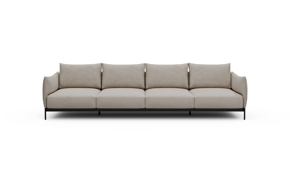 Kayto Modular Sofa - A4 - 325 x 100 cm - 4 Seater - 816 Aivi Lace Beige
