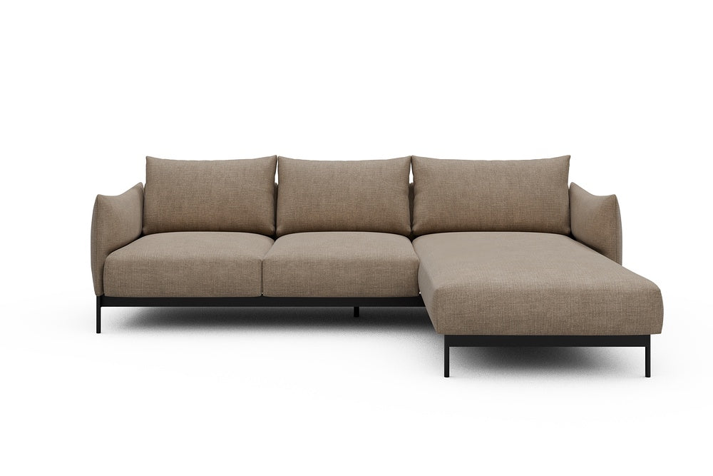 Kayto Modular Sofa - B2 - 265 x 185 cm - 2 Seater + Chaise - 417 Esina Mocha