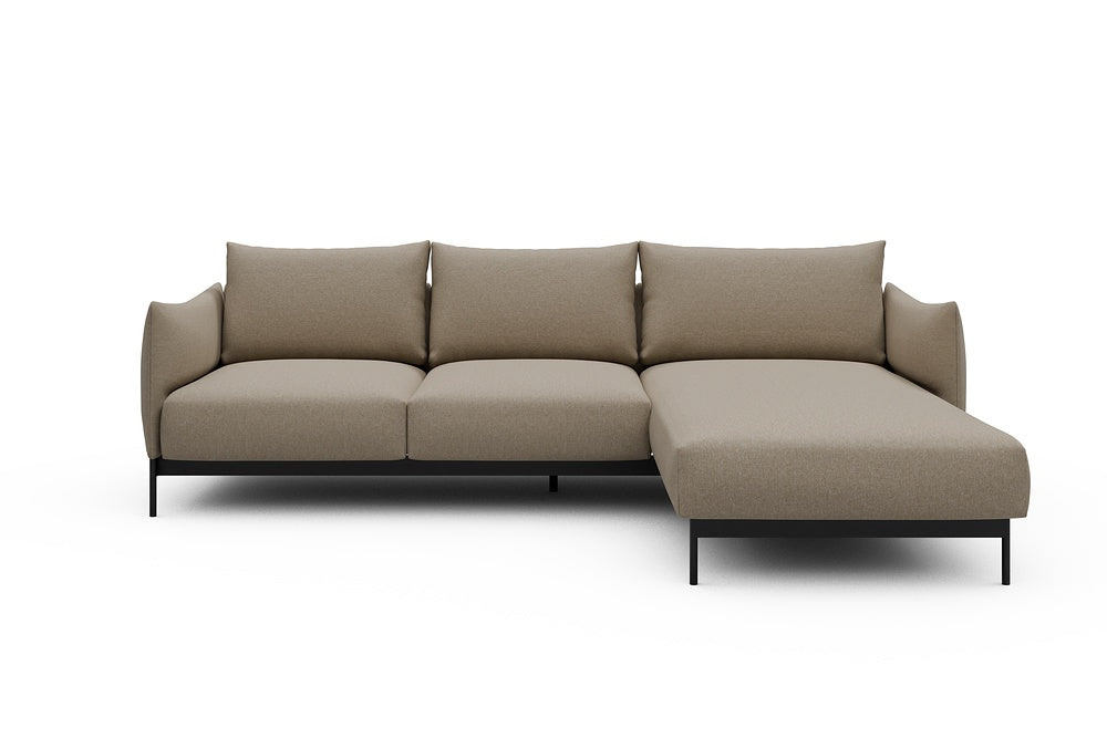 Kayto Modular Sofa - B2 - 265 x 185 cm - 2 Seater + Chaise - 445 Satya Natural Biege