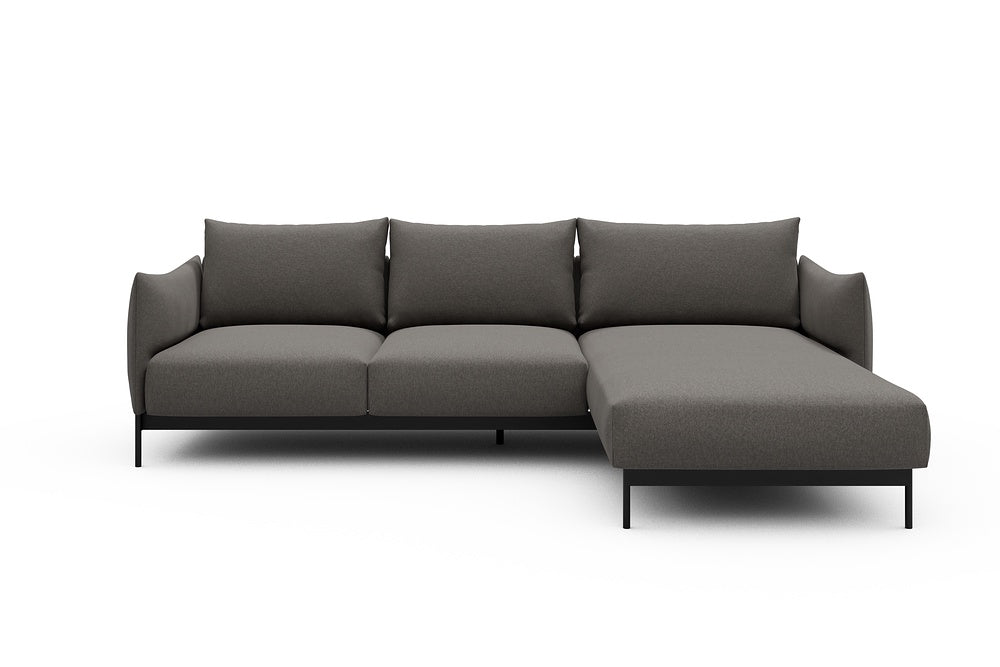 Kayto Modular Sofa - B2 - 265 x 185 cm - 2 Seater + Chaise - 446 Satya Taupe Brown