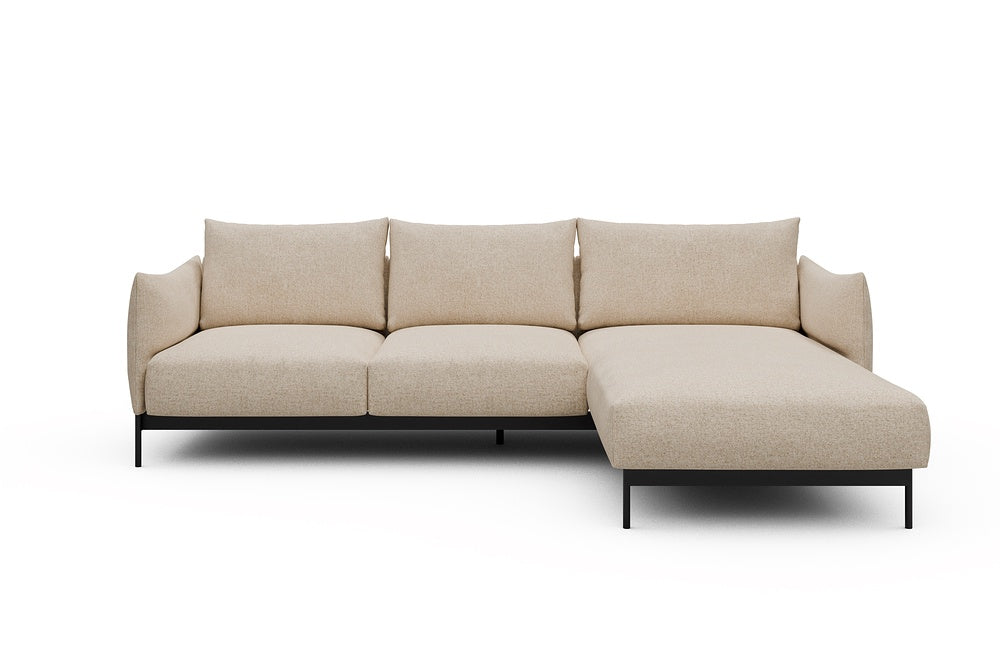 Kayto Modular Sofa - B2 - 265 x 185 cm - 2 Seater + Chaise - 496 Casone Natural Beigie