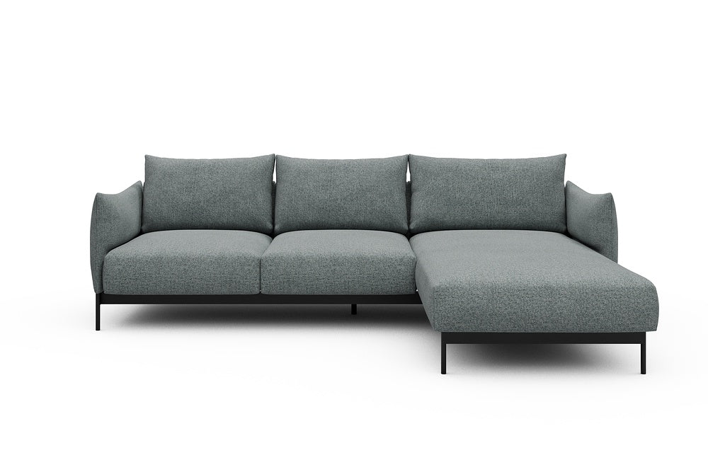 Kayto Modular Sofa - B2 - 265 x 185 cm - 2 Seater + Chaise - 499 Casone Light mixed Green