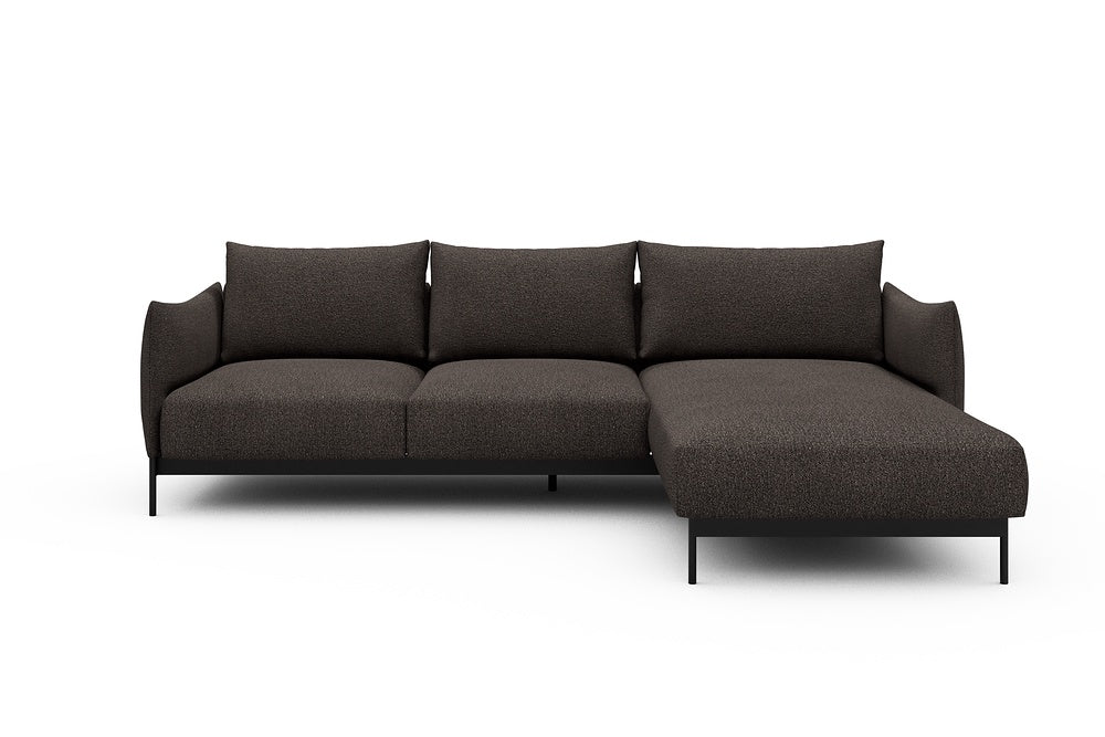 Kayto Modular Sofa - B2 - 265 x 185 cm - 2 Seater + Chaise - 530 Bouclé Taupe