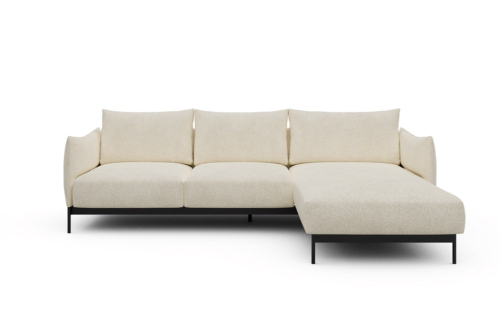 Kayto Modular Sofa - B2 - 265 x 185 cm - 2 Seater + Chaise - 531 Bouclé Off White