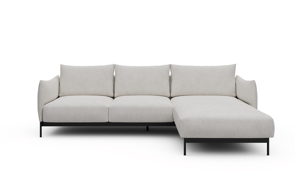 Kayto Modular Sofa - B2 - 265 x 185 cm - 2 Seater + Chaise - 574 Vivus Dusty Off White