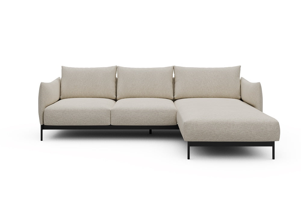 Kayto Modular Sofa - B2 - 265 x 185 cm - 2 Seater + Chaise - 584 Argus Natural