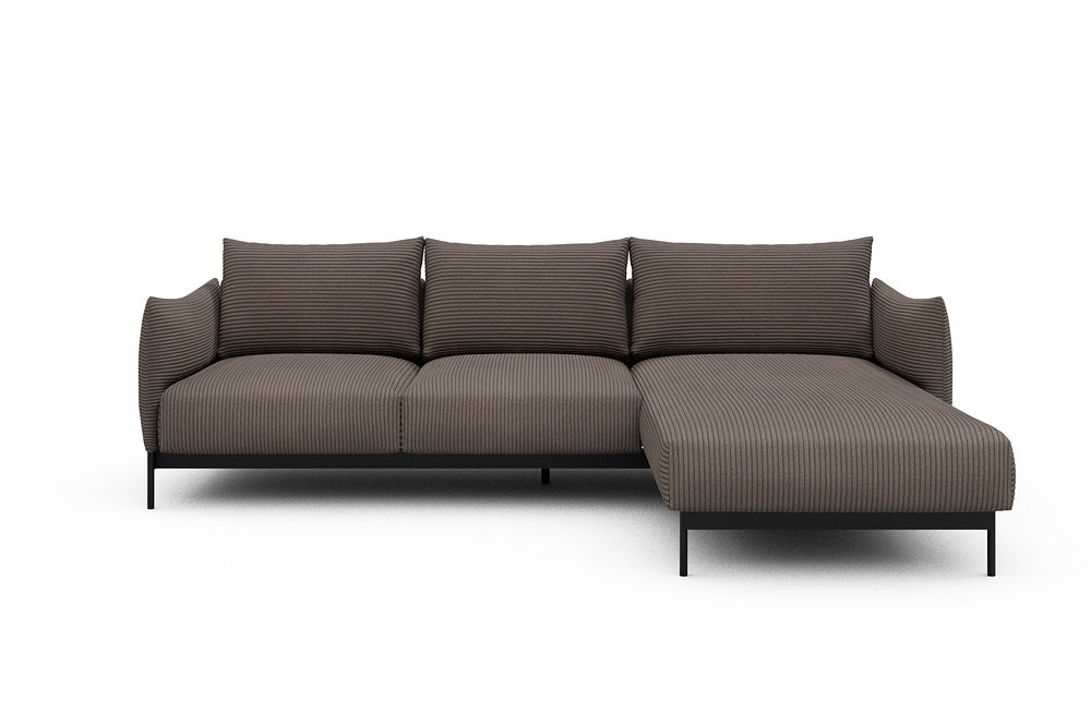Kayto Modular Sofa - B2 - 265 x 185 cm - 2 Seater + Chaise - 596 Corduroy Mocha