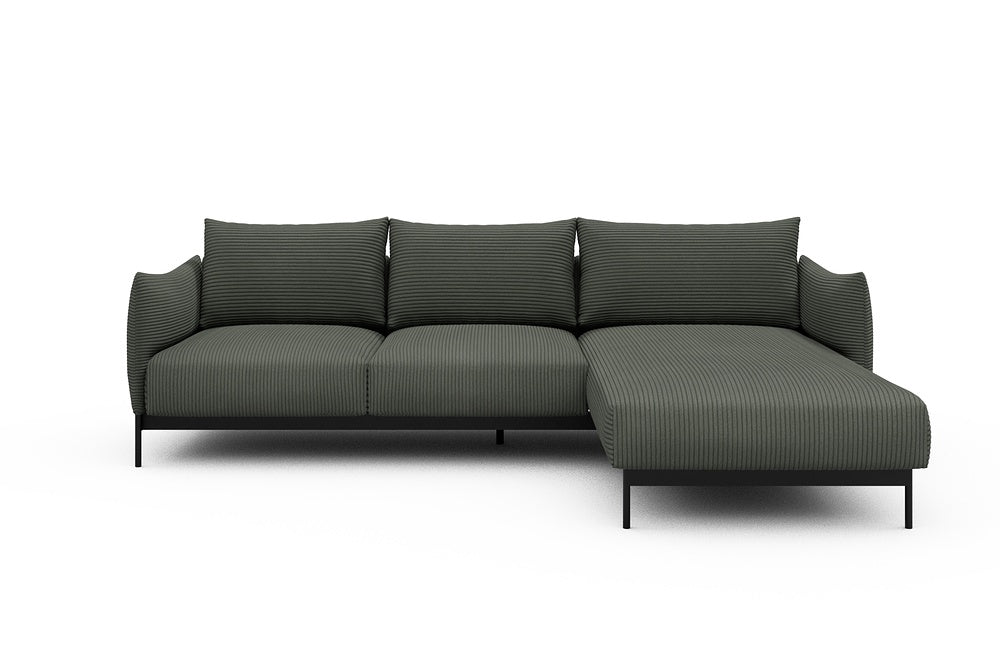 Kayto Modular Sofa - B2 - 265 x 185 cm - 2 Seater + Chaise - 598 Corduroy Sage