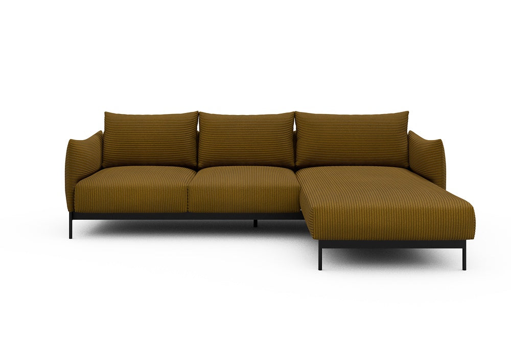 Kayto Modular Sofa - B2 - 265 x 185 cm - 2 Seater + Chaise - 601 Corduroy Ochre