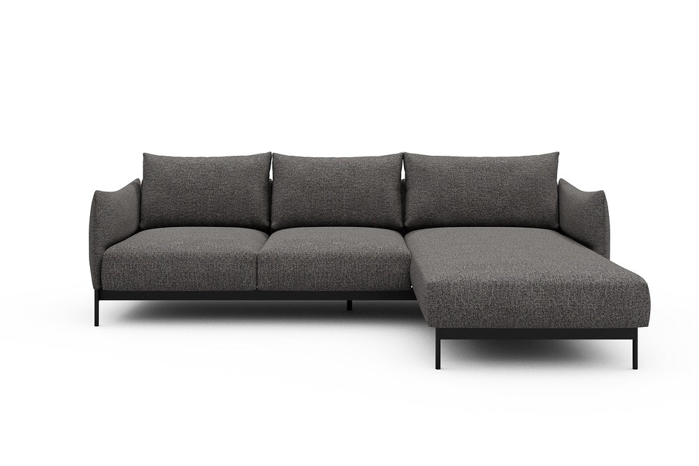 Kayto Modular Sofa - B2 - 265 x 185 cm - 2 Seater + Chaise - 772 Carreno Salt & Pepper
