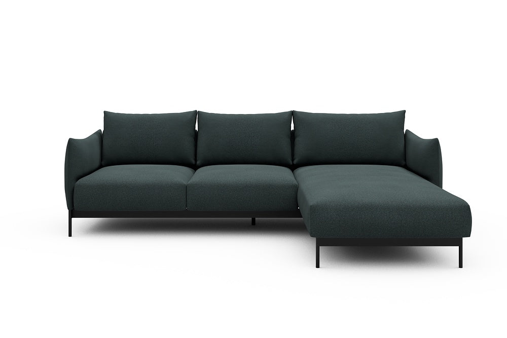 Kayto Modular Sofa - B2 - 265 x 185 cm - 2 Seater + Chaise - 851 Mahoga Dark Blue