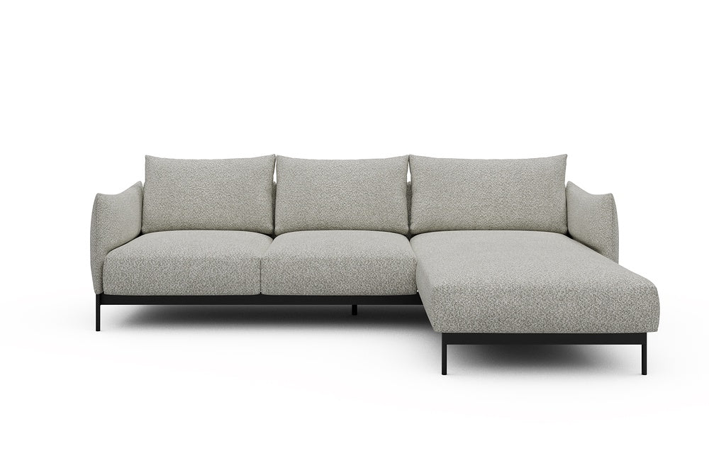 Kayto Modular Sofa - B2 - 265 x 185 cm - 2 Seater + Chaise - 867 Vanora Warm Sand