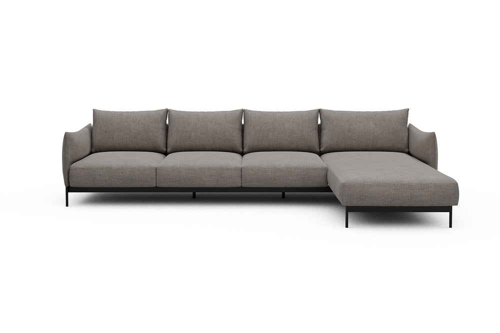 Kayto Modular Sofa - B3 - 340 x 185 cm - 3 Seater + Chaise - 418 Esina Truffle