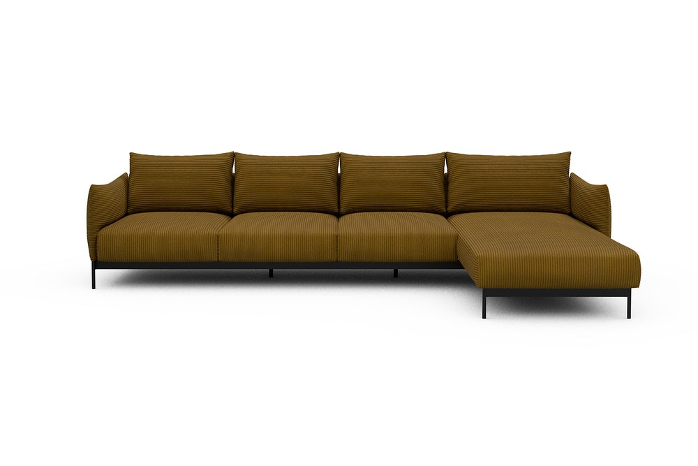 Kayto Modular Sofa - B3 - 340 x 185 cm - 3 Seater + Chaise - 601 Corduroy Ochre