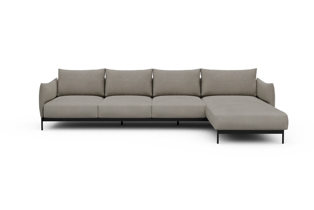Kayto Modular Sofa - B3 - 340 x 185 cm - 3 Seater + Chaise - 603 Corduroy Beige