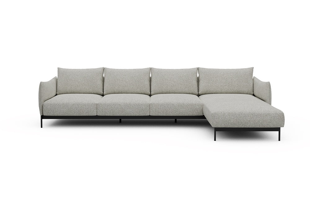 Kayto Modular Sofa - B3 - 340 x 185 cm - 3 Seater + Chaise - 867 Vanora Warm Sand