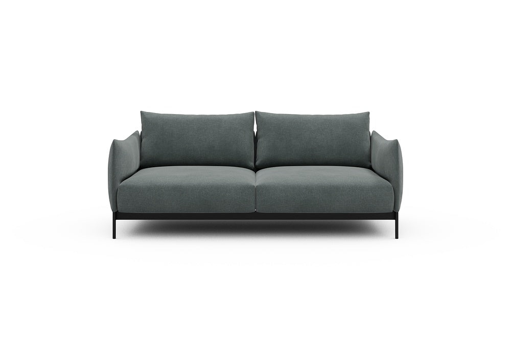 Kayto Modular Sofa - C2 - 205 x 100 cm - 2 Seater - 812 Smooth Smooth Silver Grey