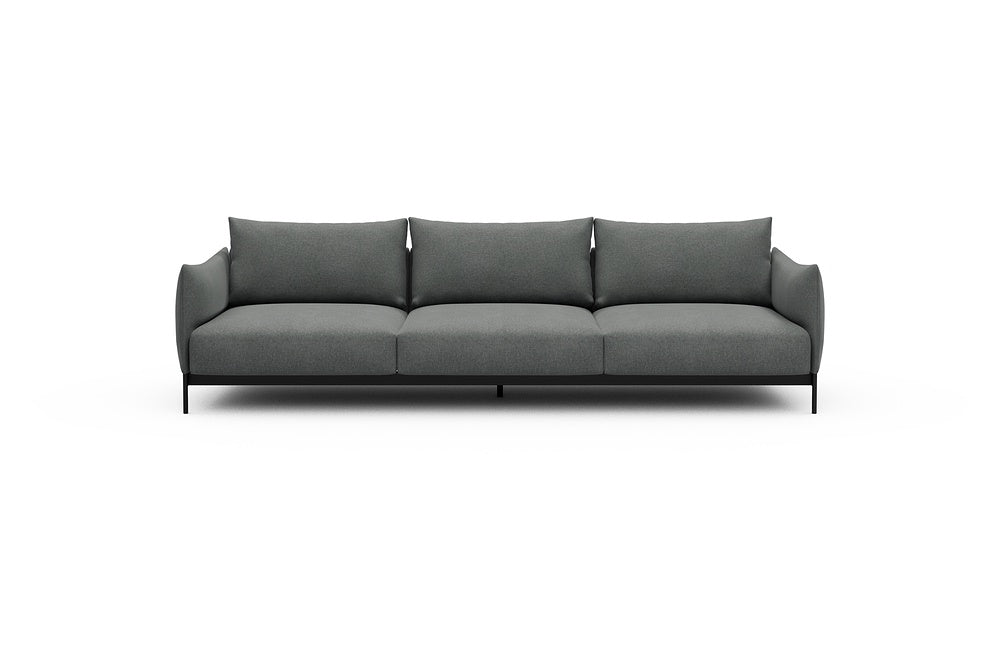 Kayto Modular Sofa - C3 - 295 x 100 cm - 3 Seater - 440 Satya Steel Grey