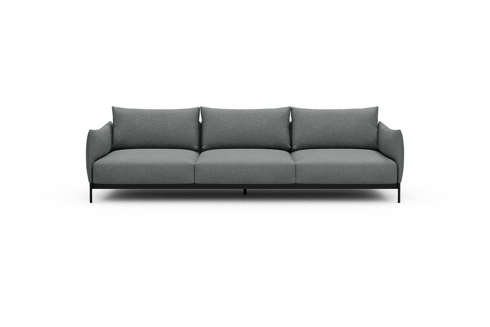 Kayto Modular Sofa - C3 - 295 x 100 cm - 3 Seater - 485 Denari Soft Grey