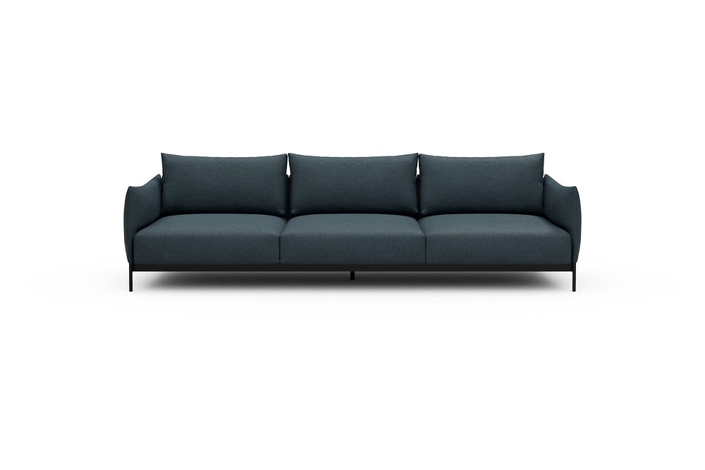 Kayto Modular Sofa - C3 - 295 x 100 cm - 3 Seater - 489 Denari Royal Blue
