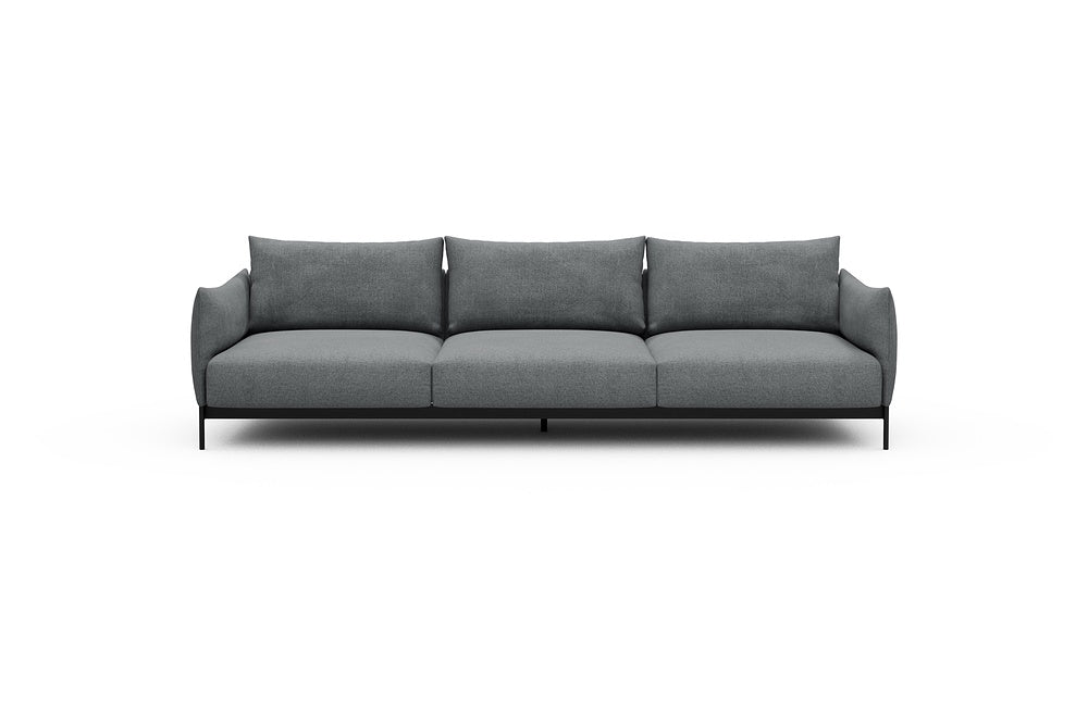 Kayto Modular Sofa - C3 - 295 x 100 cm - 3 Seater - 495 Casone Gravel Grey