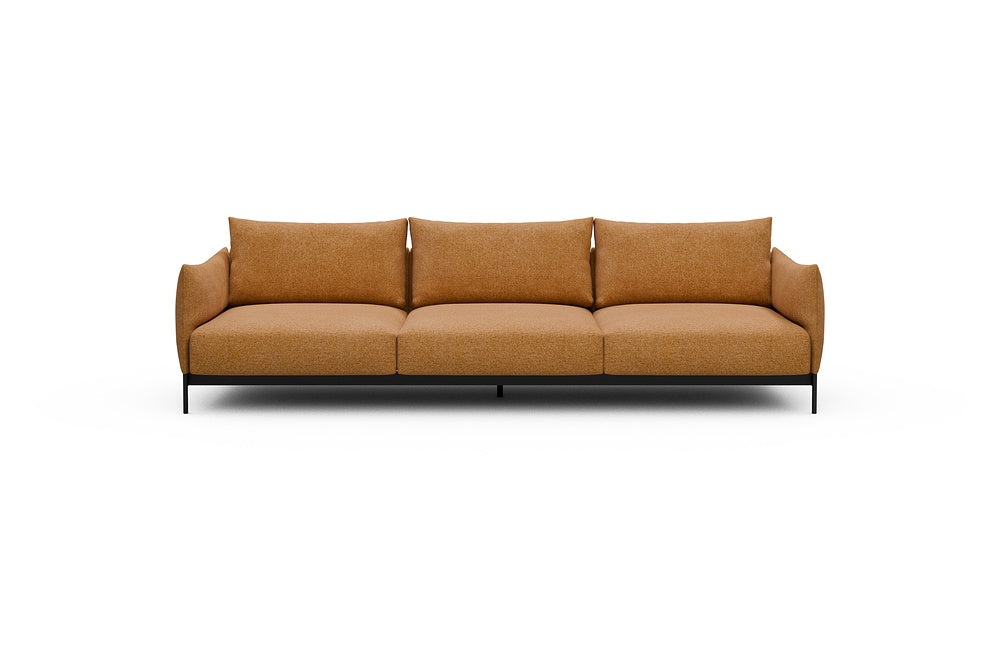 Kayto Modular Sofa - C3 - 295 x 100 cm - 3 Seater - 497 Casone Warm Yellow