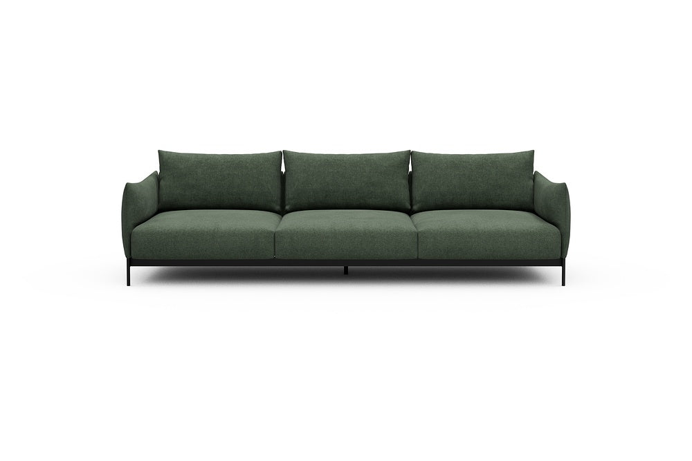 Kayto Modular Sofa - C3 - 295 x 100 cm - 3 Seater - 498 Casone Forest Green